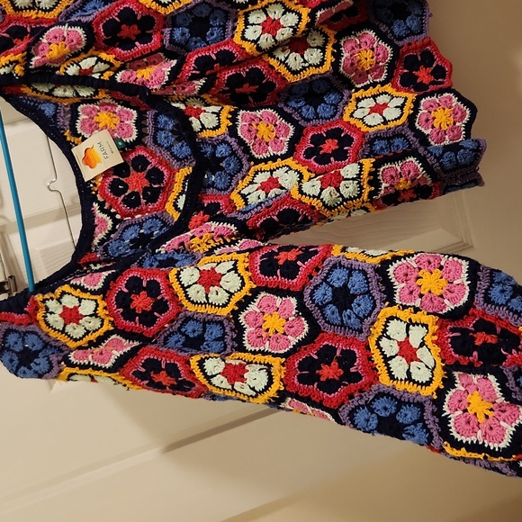 Farm Rio knitted flower sweater - Picture 3 of 3